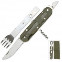 Набор туриста - Вилка / Ложка / Нож ''Military''