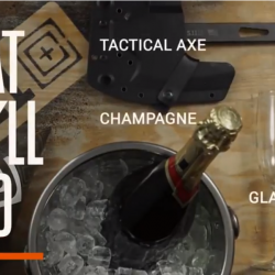 Как открыть шампанское топором?!